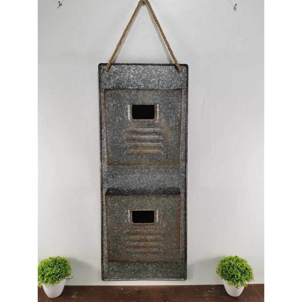 Rustic Metal Letter Wall Organizer Wall Display Home Decor, Gifts