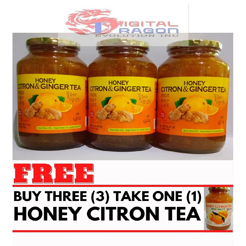 (BUY 3 TAKE 1 HONEY CITRON TEA) ORIGINAL HONEY CITRON & GINGER TEA (2.2