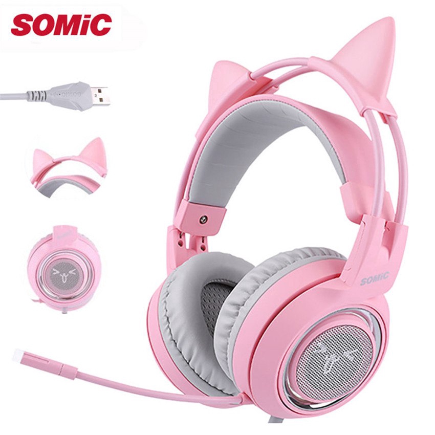 SOMIC G951 USB 7.1 or 3.5mm Gaming Headset Surround Sound