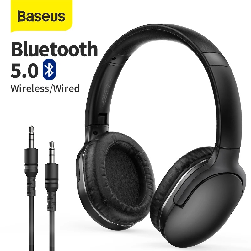 Baseus D02 Pro Bluetooth Earphones Stereo Wireless 5.0 HIFI Foldable