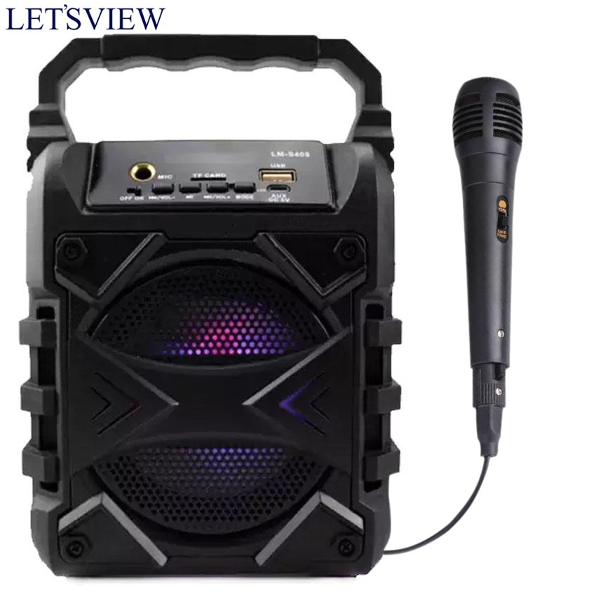 Letsview TK1050B Super Bass Karaoke Portable Wireless Bluetooth