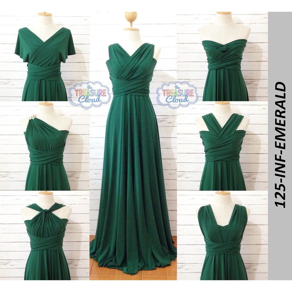 (EMERALD) Infinity Dresses / Bridesmaid Dresses Shopee Philippines