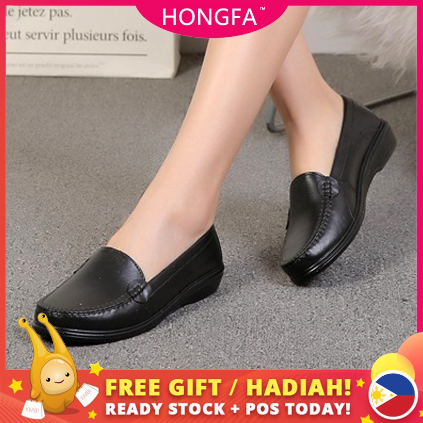 Shuta Black shoes for ladies women office shoes for women cod hf215