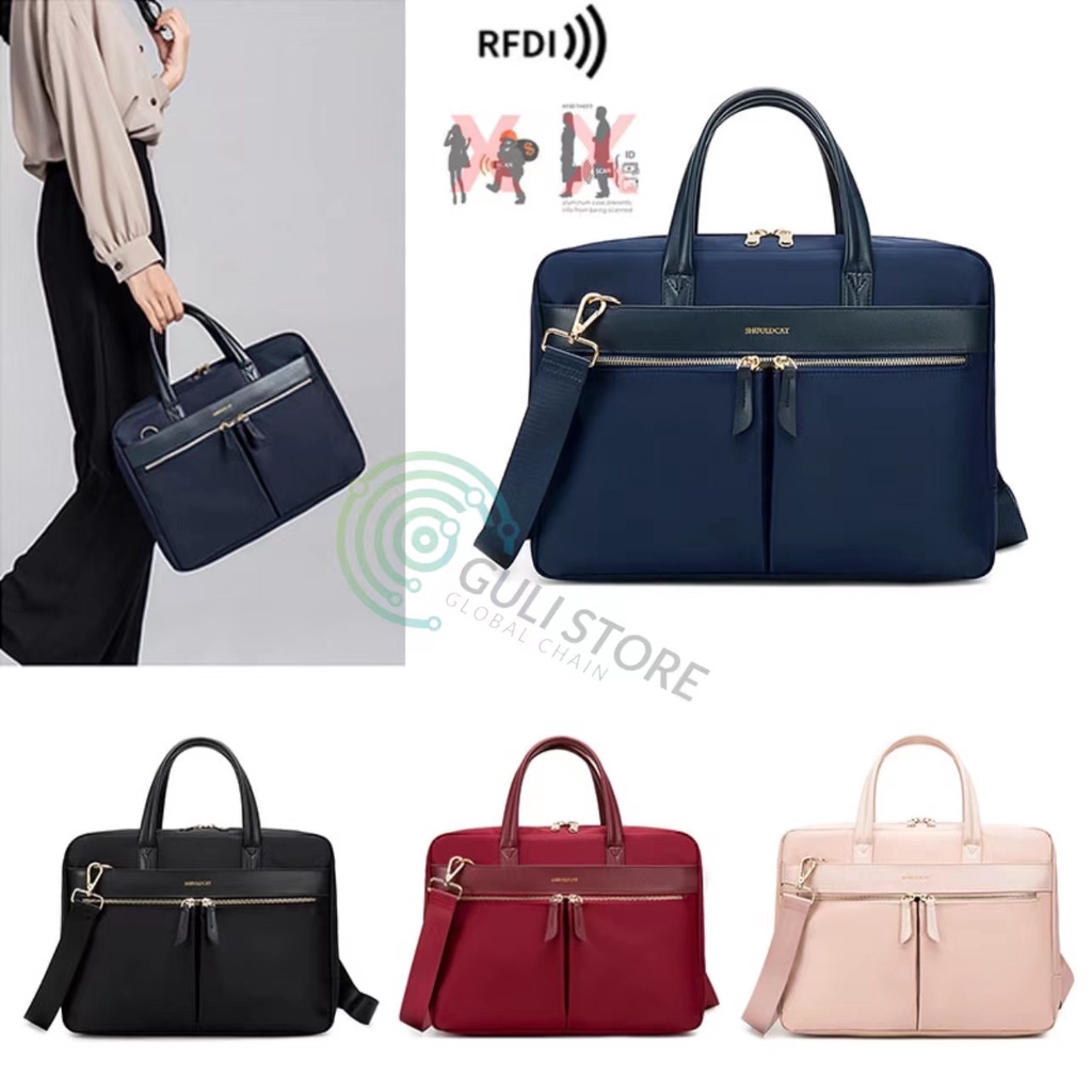 Ladies Laptop Briefcase Business Document Bag For 13.3 15.6 Inch Laptop