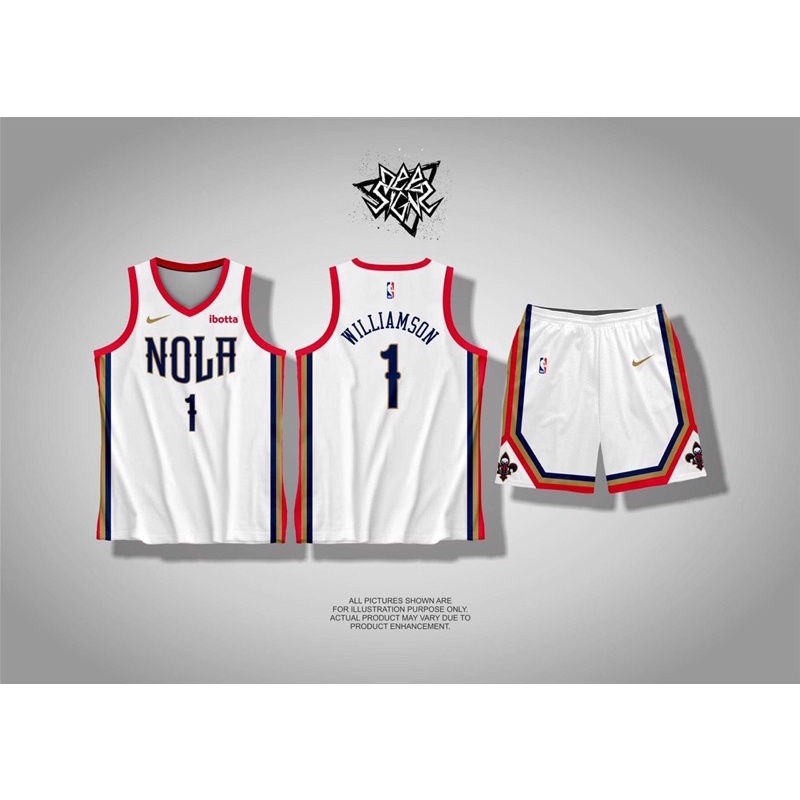 NEW 2022 NOLA 03 BASKETBALL JERSEY FREE CUSTOMIZE NAME&NUMBER full