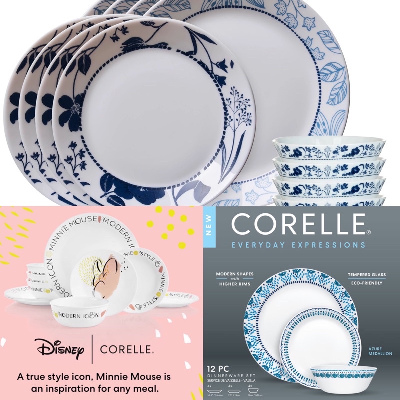 Corelle 12Piece Dinnerware Set Shopee Philippines
