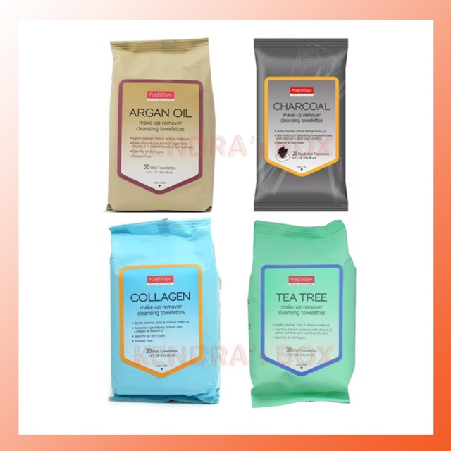 Purederm Makeup Remover Wipes (30 wet towelettes) Shopee Philippines