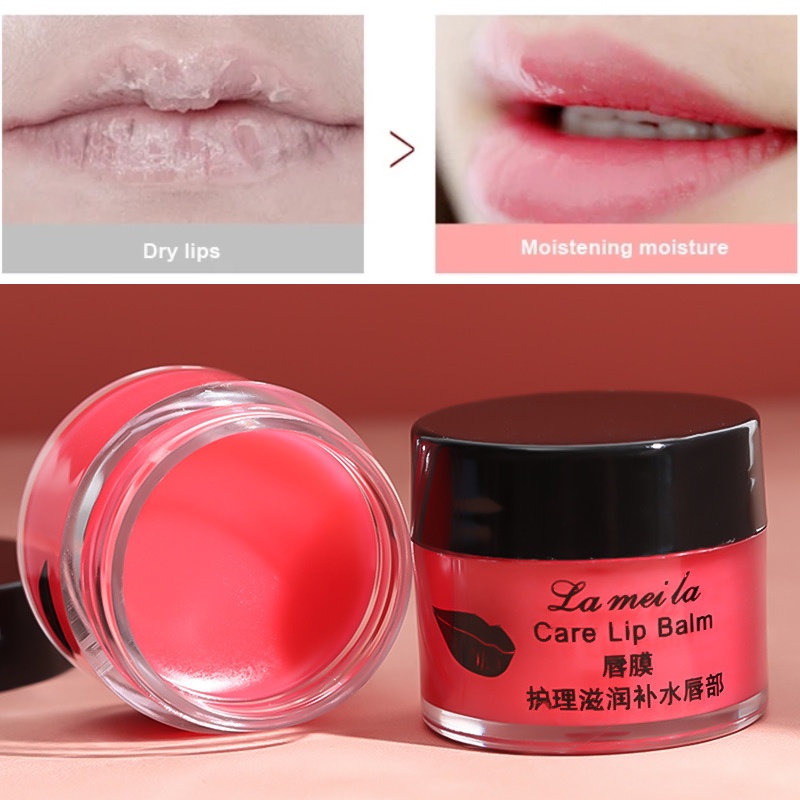Pinky Lip Sleeping Mask Night Sleep Moistened Lip Balm Bleaching Cream
