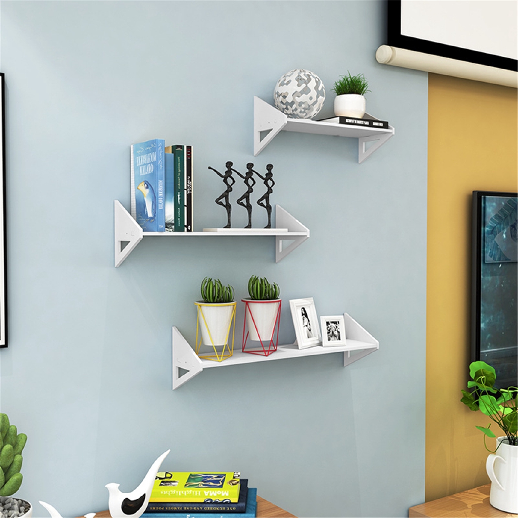 Floating Wall Mounted Shelf Storage Seamless Display Rack Home