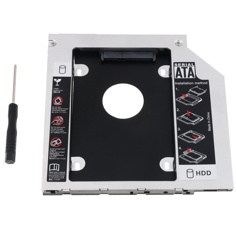 Optical Drive Position Hard Drive Carrier Case Disk SSD Hard Disk Drive
