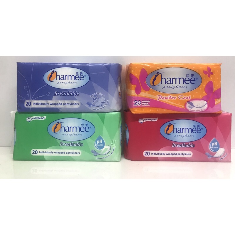 Charmee Panty Liner Breathable (20s) Shopee Philippines