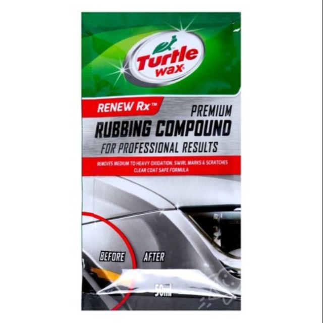 Turtle Wax Premium Rubbing Compound For Cars (50ml