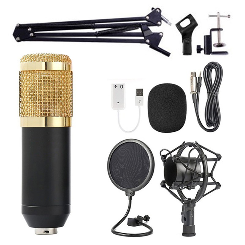 OM Condenser Microphone Kit Brocasting Adjustable