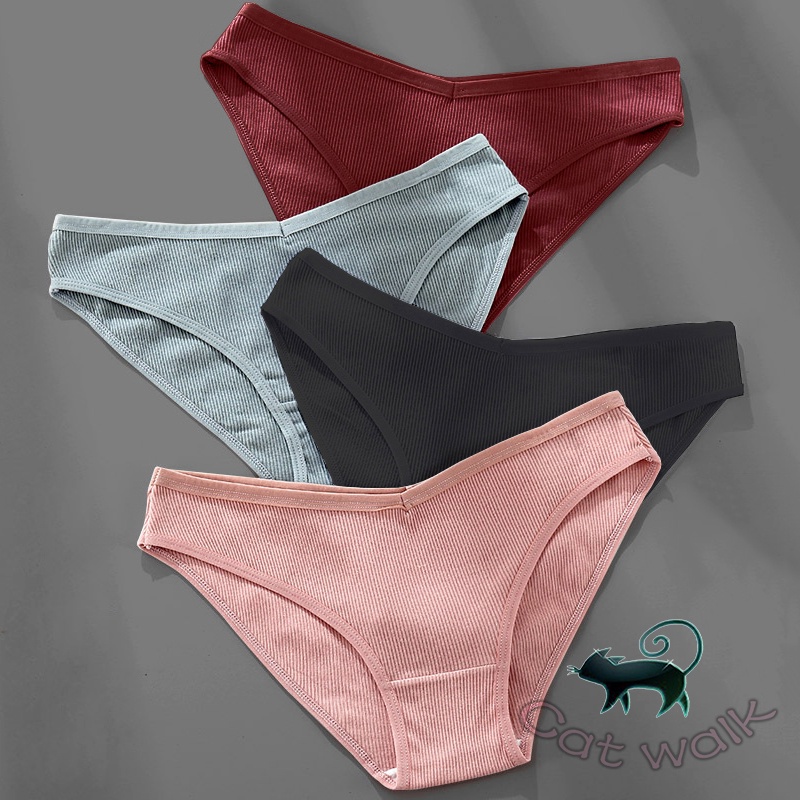 Catwalk V Shape Sexy Panty for Ladies Cotton Women Bikini Underwear Low