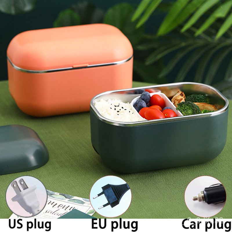 12V 110V 220V Portable Electric Heating Lunch Box Home Car Truck Office