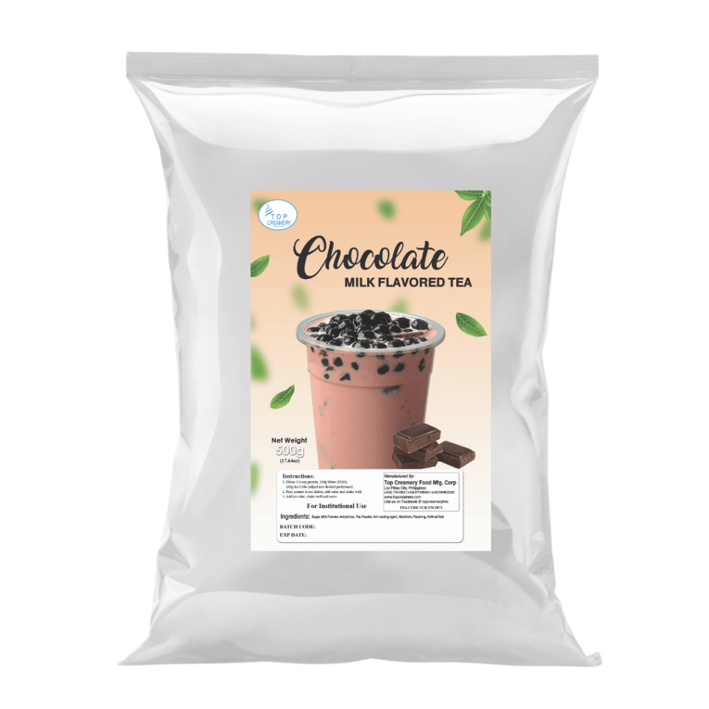 Chocolate Milk Tea Powder 500g TOP CREAMERY Shopee Philippines