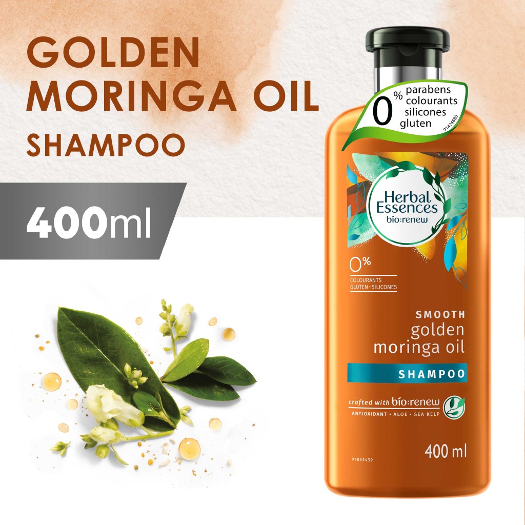 Herbal Essences BioRenew Smoothing Golden Moringa Oil Shampoo (400mL