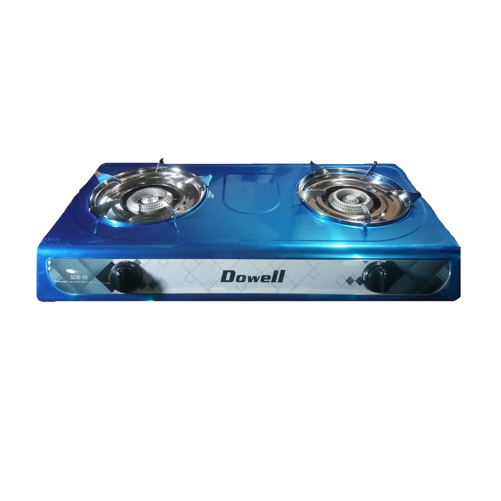 Dowell Double Burner Deluxe Gas Stove SDB18 Shopee
