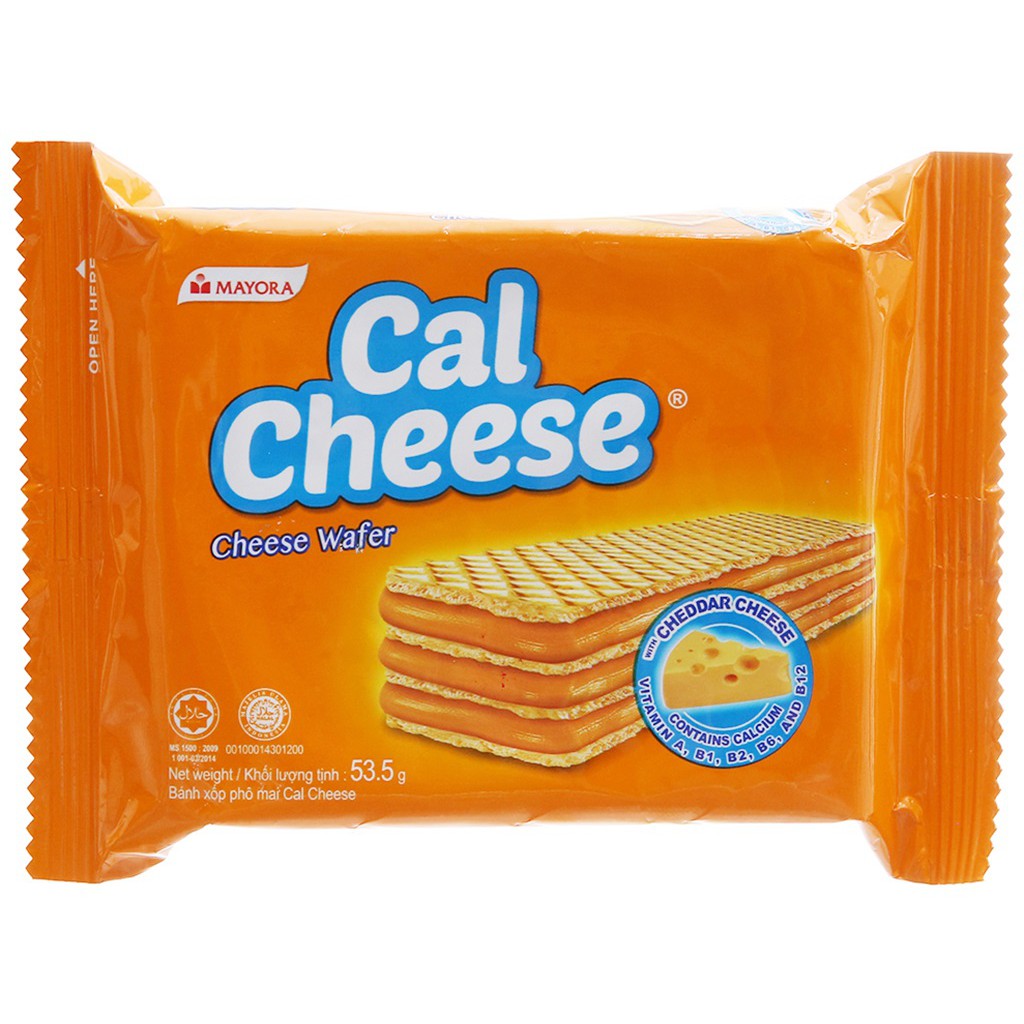 Cal Cheese Cheese Wafer 48grams Shopee Philippines