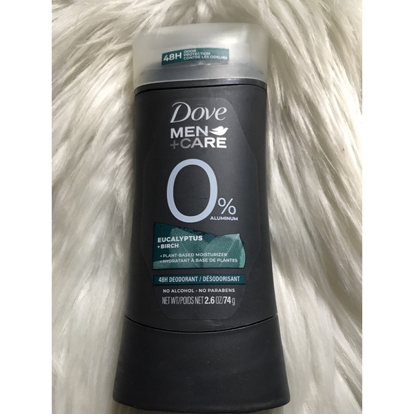 Dove Men+Care 0 Deodorant Stick for Men Aluminum free deodorant