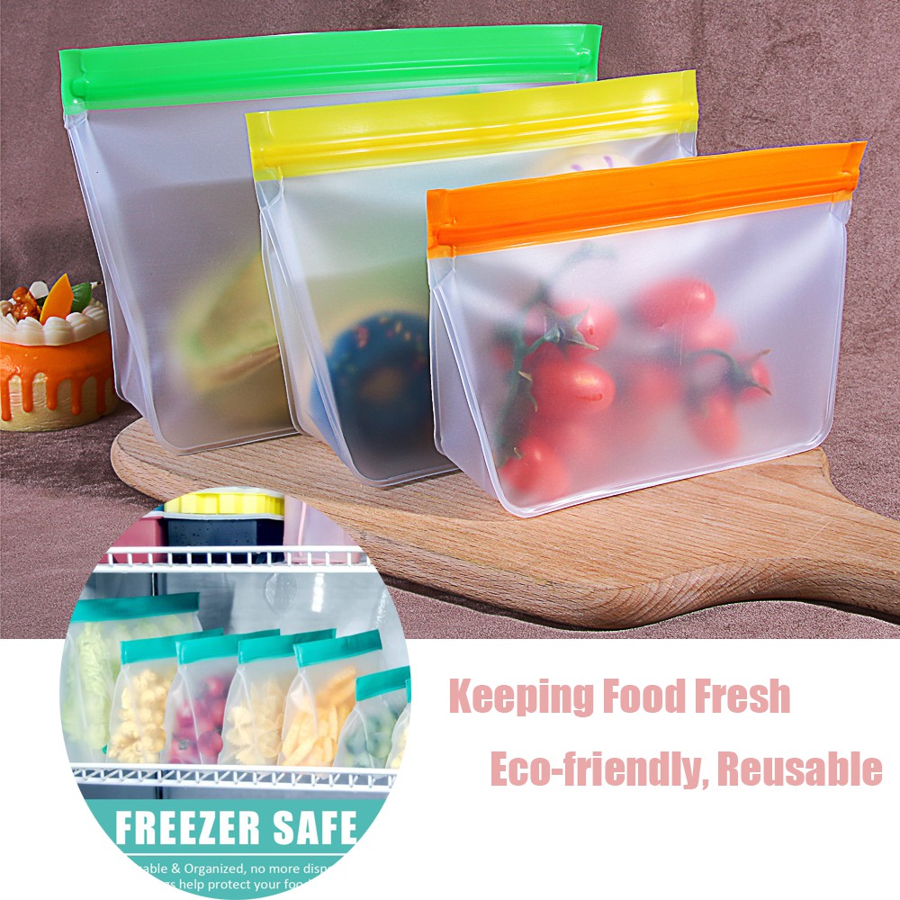 Stand Up Freezer Ziplock Reusable Fresh Bag Shopee Philippines
