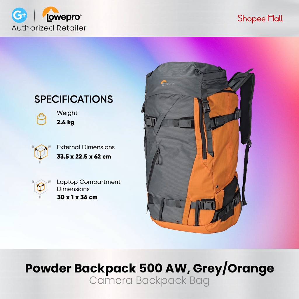 Lowepro Powder Backpack 500 AW Shopee Philippines