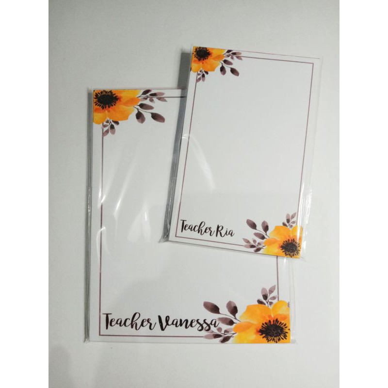 Personalized Notepad (50 sheets) Shopee Philippines