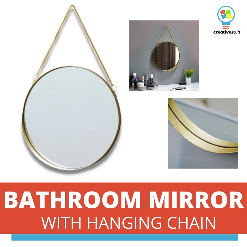 Simple Design Round Wall Mirrors Modern Round Gold Decorative Wall