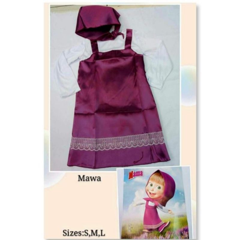 38Y Masha Costume for Kids Childrens Toddlers Masha and Bear Shopee