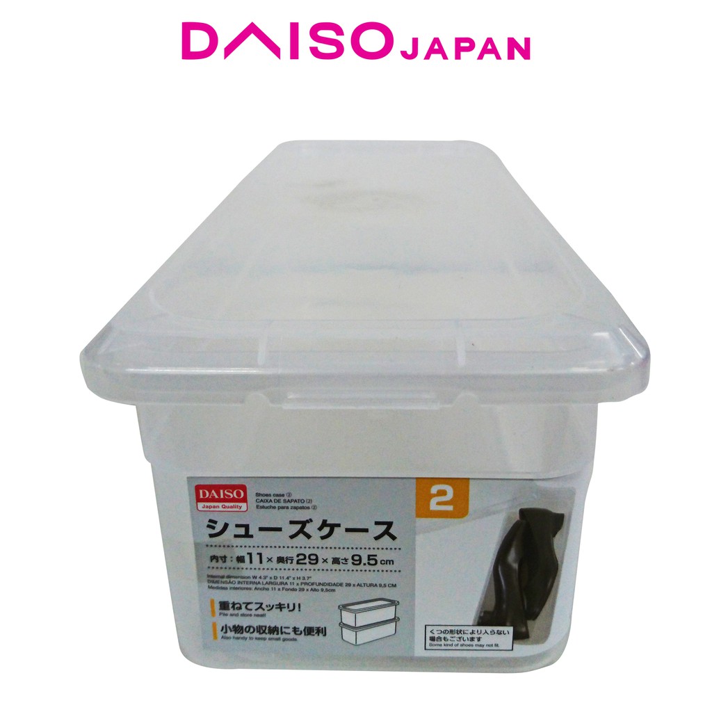 Daiso Slim Shoe Storage Case Shopee Philippines
