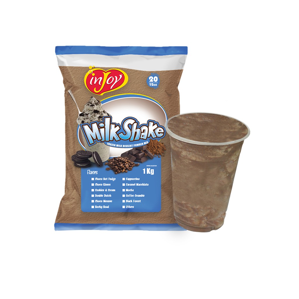 inJoy Chocolate Hot Fudge Milk Shake Premium Milk Shake Powder 1kg