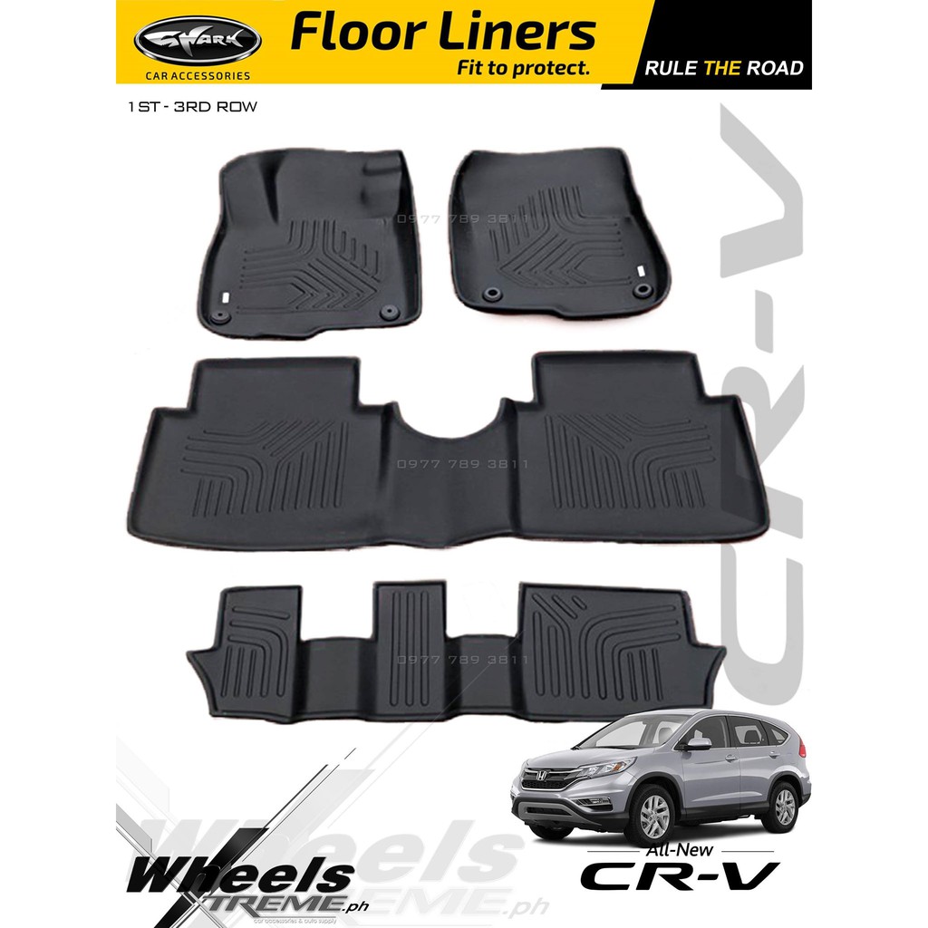 HONDA CRV 20162022 7 seaters Shark Floor Liner ( Honda CRV CRV