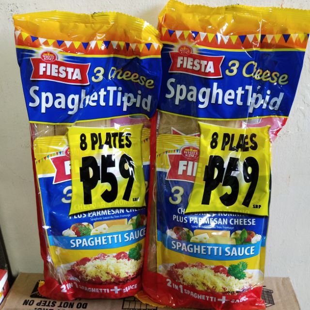 Fiesta Spaghetti (3 Cheese Flavor) Shopee Philippines