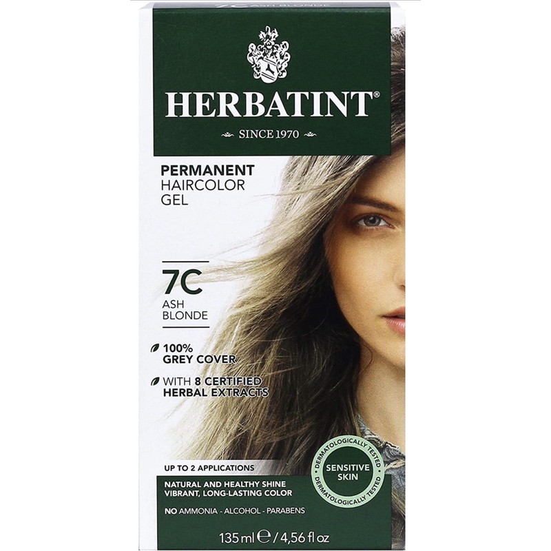 Herbatint 7C Ash Blonde Permanent Hair Color Shopee Philippines