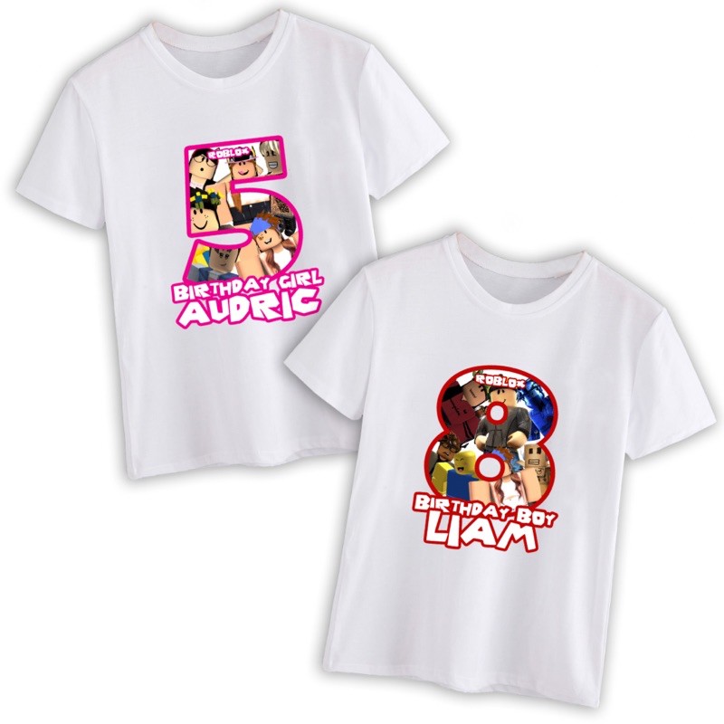 Roblox Birthday Girl Family Member Shirt Joyfuldecor roblox birthday shirt boy