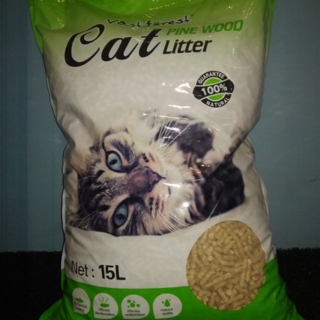 Vast Forest Pine Wood Cat Litter Sand 15L Shopee Philippines