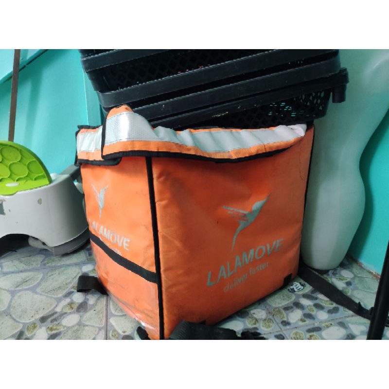 LALAMOVE BAG PRELOVED (with cover) Shopee Philippines