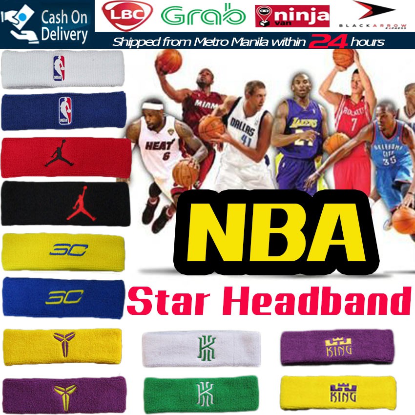 NBA Sweatband Headband Basketball Sports Band Shopee Philippines