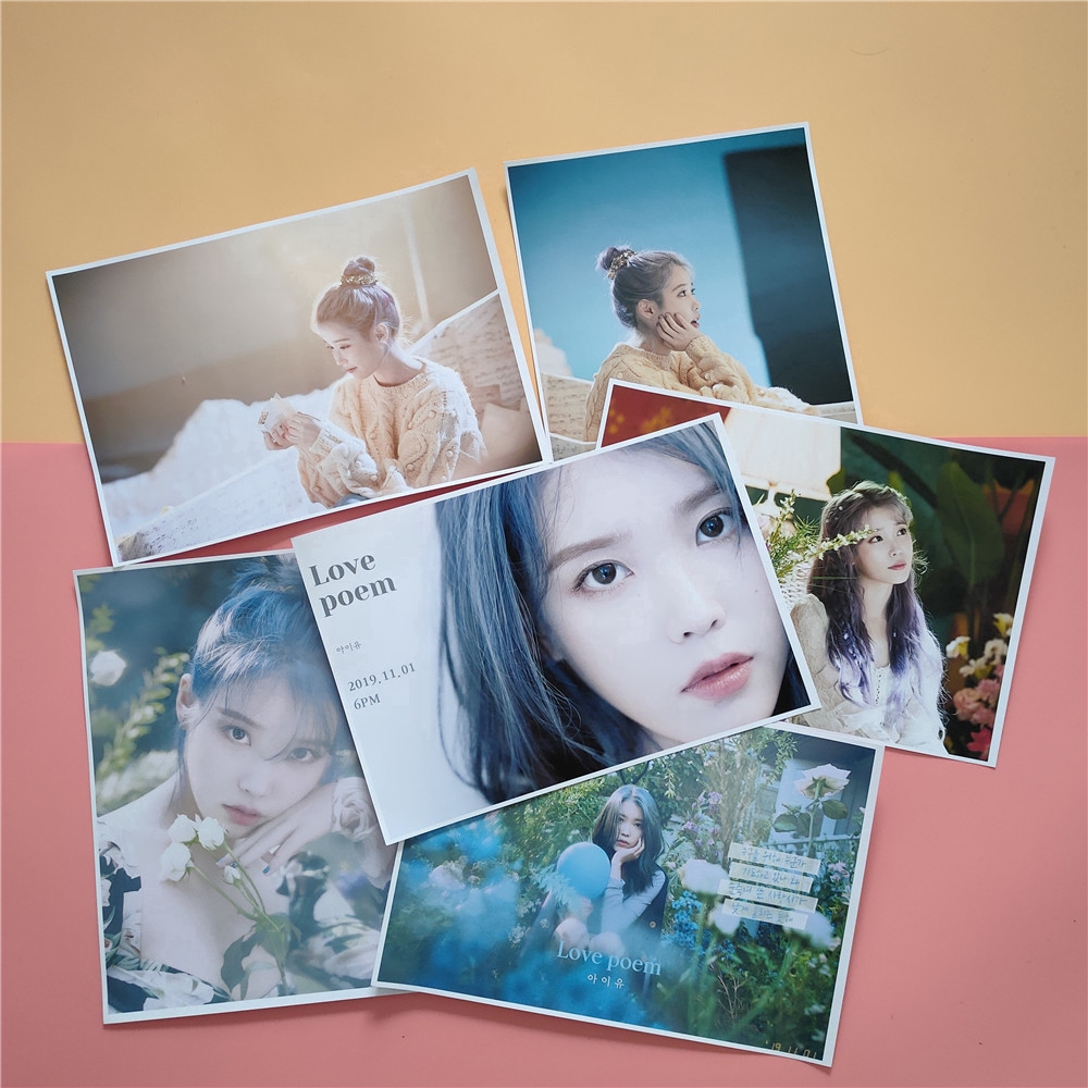 IU New Album Love poem Adhesive Poster Blueming Shopee Philippines