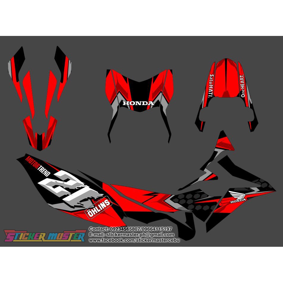 30 Honda Xrm 125 Fi Sticker Design Mrsfivecent
