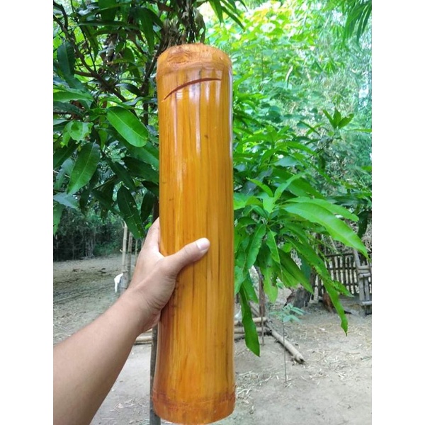 bamboo alkansya LARGE SIZE (with lucky coins) Shopee Philippines
