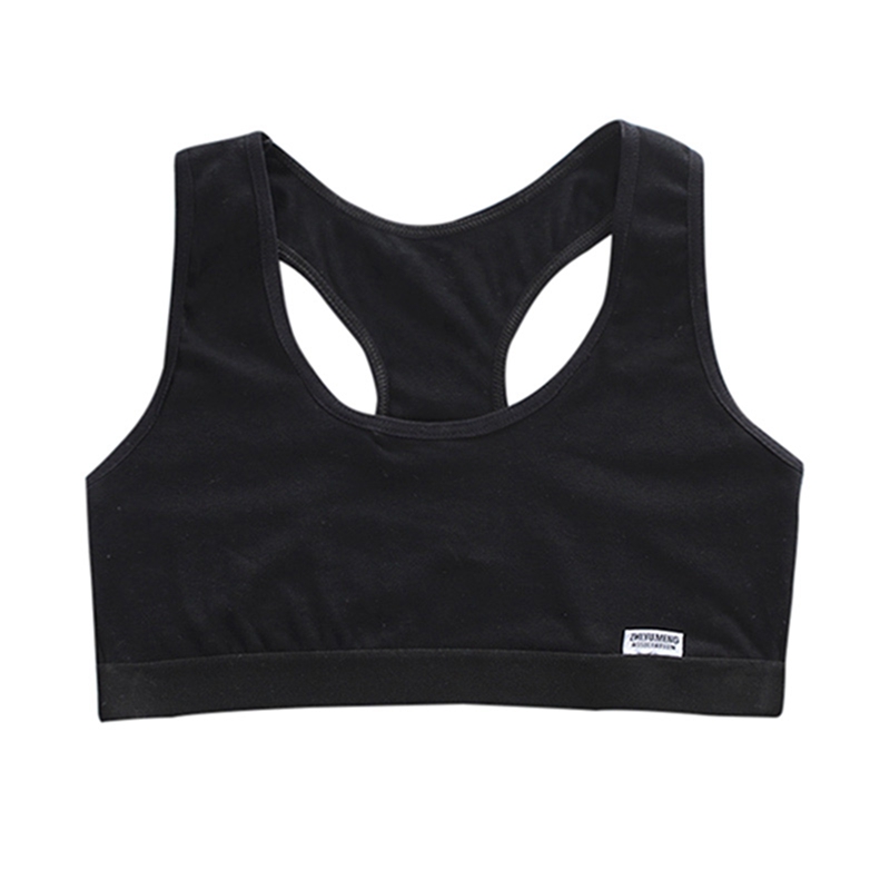 Soft Girl Bras Cotton Student Training Underwear Teenage Girls Lingerie