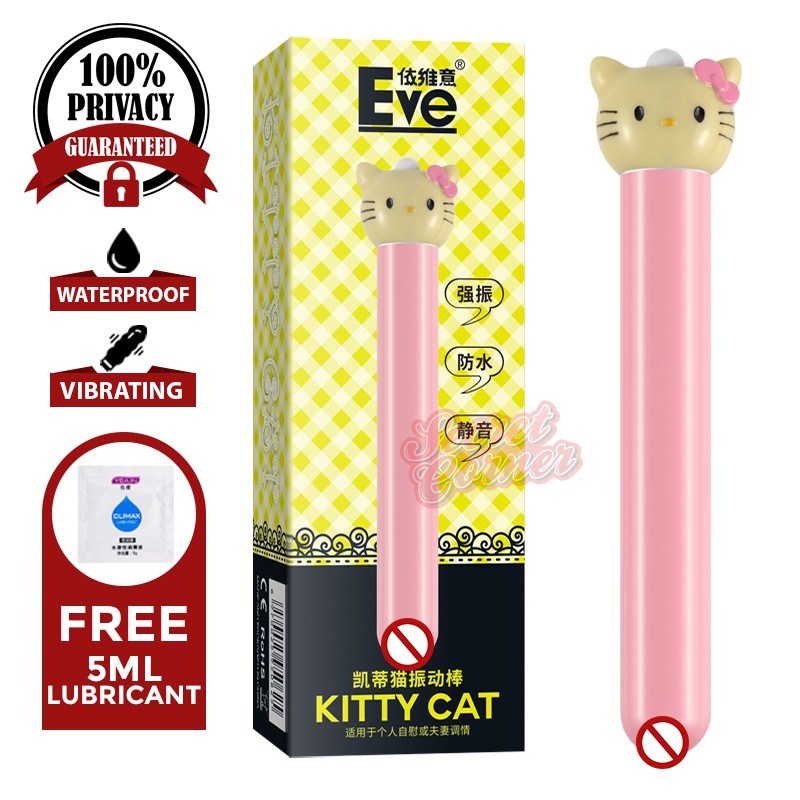 Secret Corner EVE Hello Kitty 7Speed Finger Dildo Vibrator GSpot Sex Toys for Girls & Women