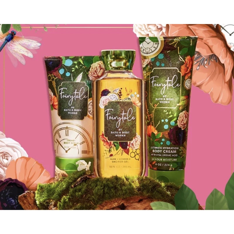 FAIRYTALE bath & body works Real lotion cream mist Shower Gel scrub