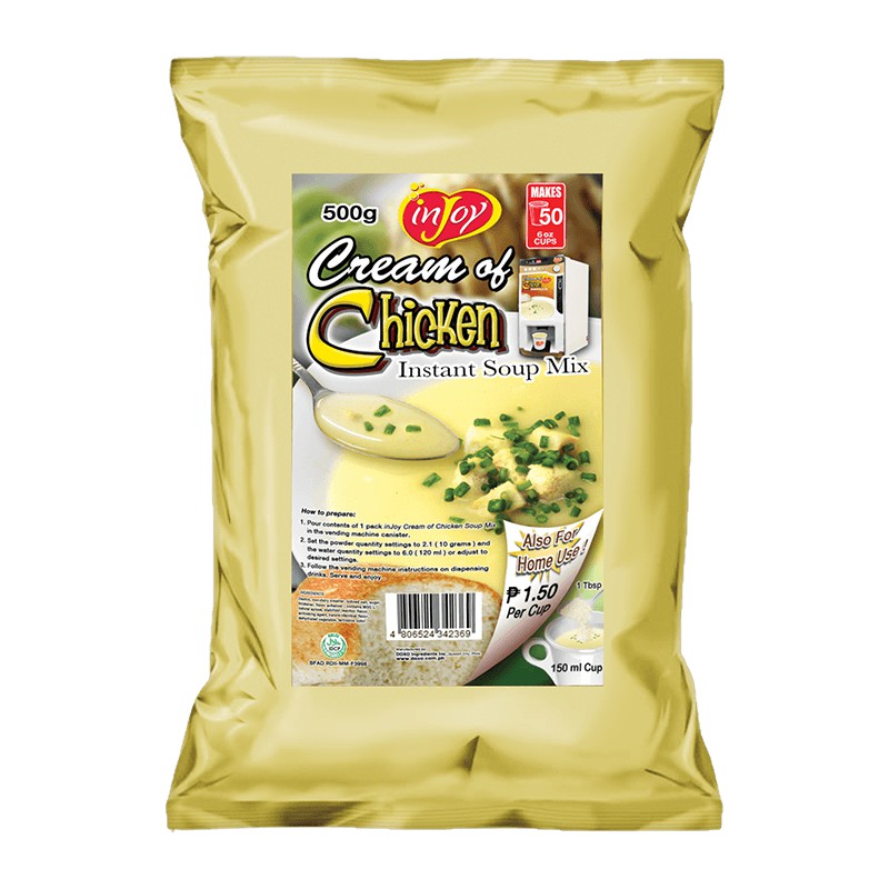 inJoy Cream of Chicken Soup Powder 500g Shopee Philippines