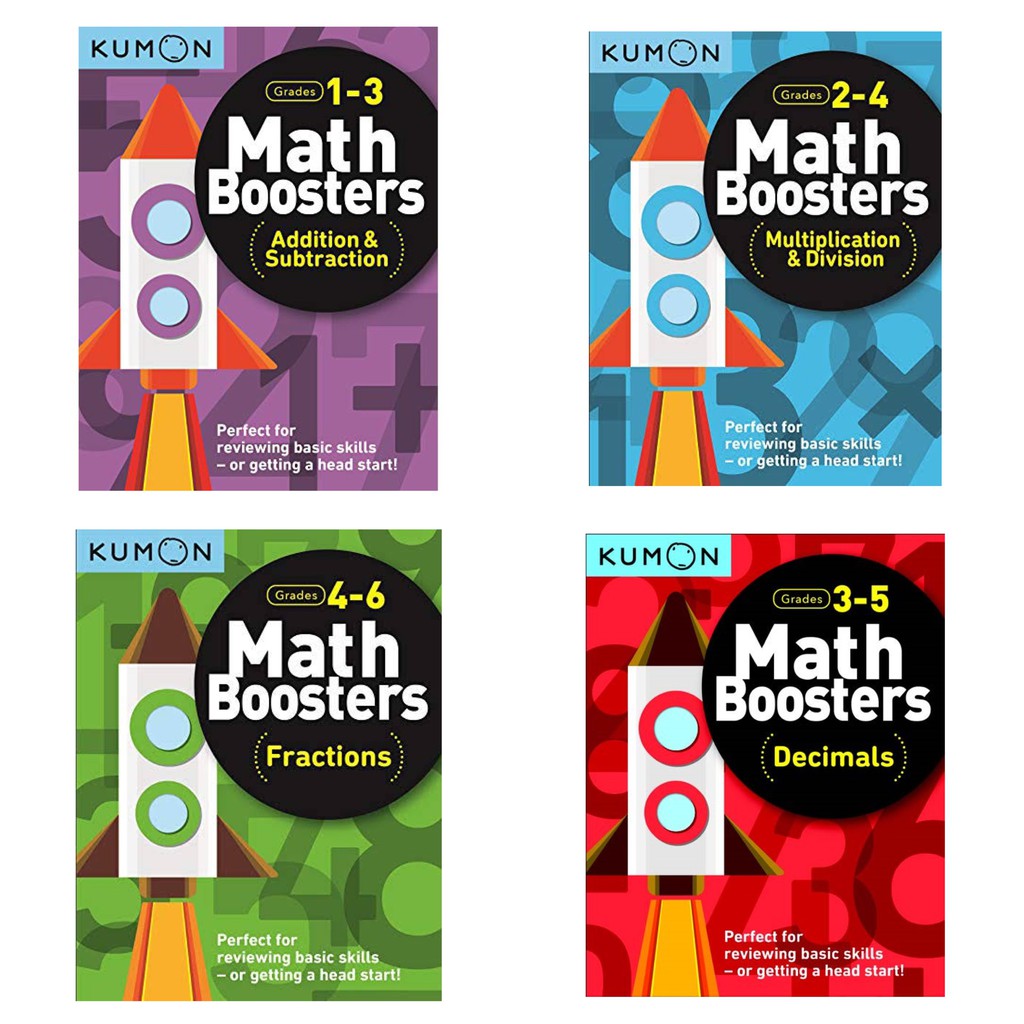 Kumon Math Boosters Workbooks Shopee Philippines
