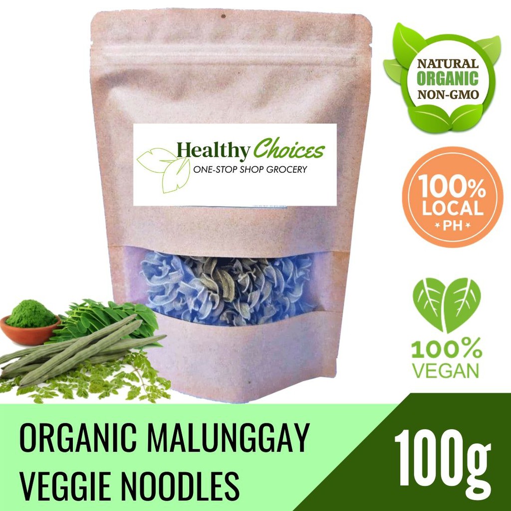 Malunggay Veggie Noodles Organic, Vegan, Safe for Diabetics/ LOW