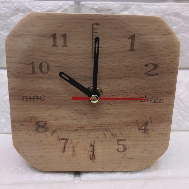 Cod Solid wood wall clock Shopee Philippines