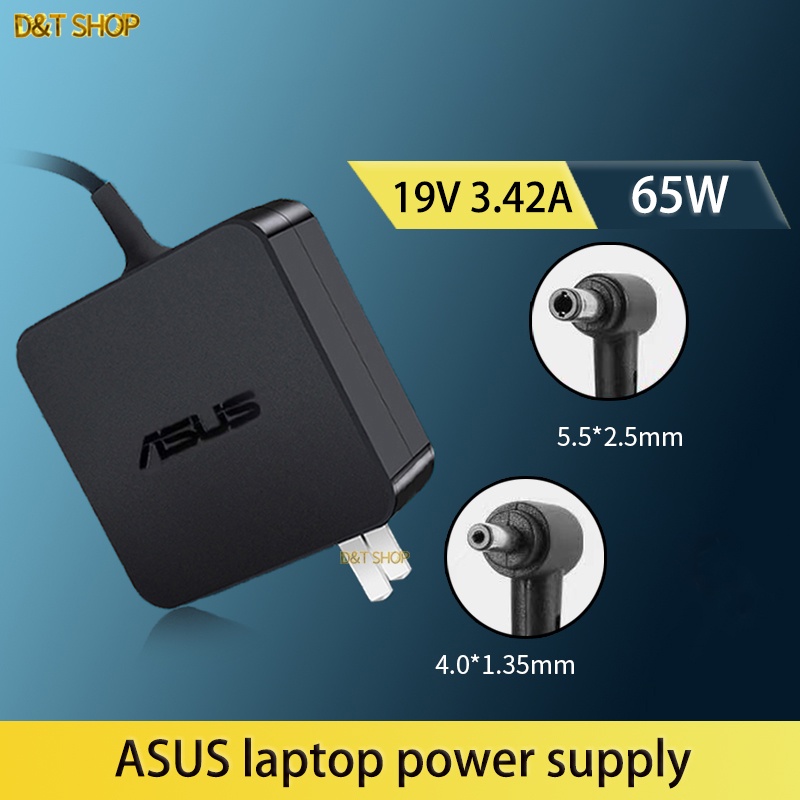 ASUS Notebook Power Supply 19V 3.42A 65W(4.0*1.35mm/5.5*2.5mm) Shopee