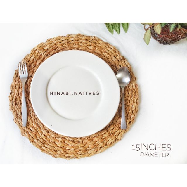 15inches Native placemats (Round) Shopee Philippines